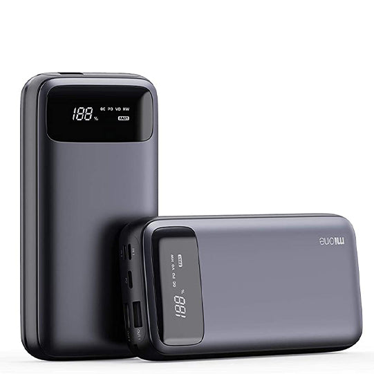 Mione Power Bank M201-PD 20000mAh + Qualcomm + LCD Display Mione Power Bank M201-PD 20000mAh + Qualcomm + LCD Display